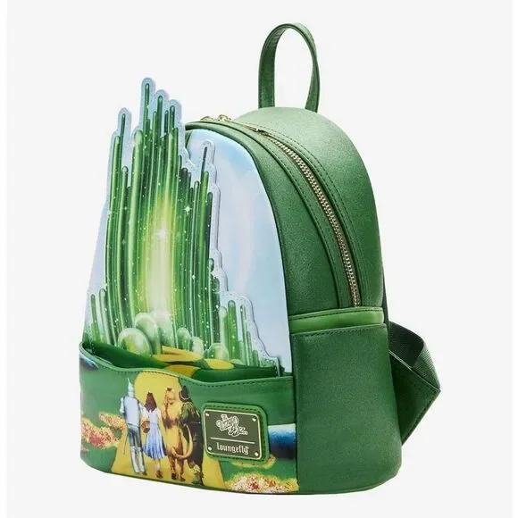 - Loungefly The Wizard of Oz Emerald City Glow in the Dark backpack - Picture 3 of 6